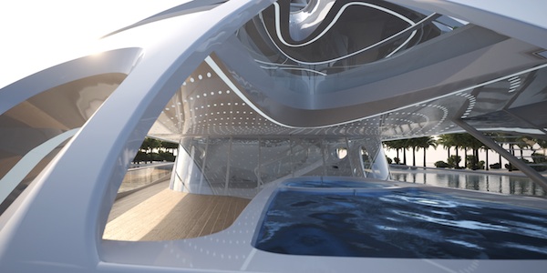 Image for article Blohm+Voss unveils  Zaha Hadid concept to buyers
